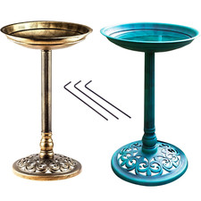 Bird Bath Pedestal Water Bowl