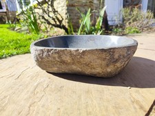 Natural Riverstone Bird Bath