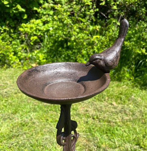 Cast iron bird bath - iron,