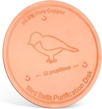 BOXOB Bird Bath Copper Disk