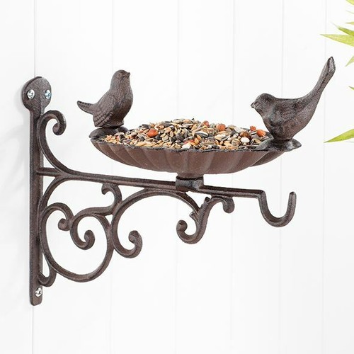 Iron bird bath - iron, garden